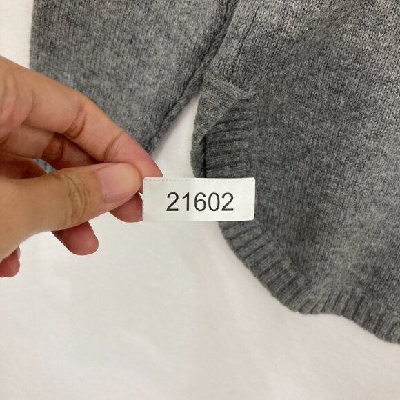 Toad & Co Large Aleutia Crew Neck Long Sleeve Gray Lambs Wool Pullover Sweater - Picture 11 of 12